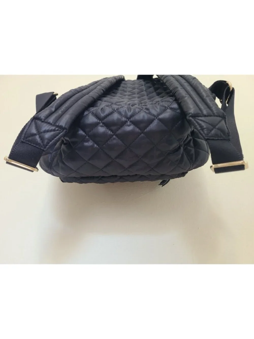 Oliver Thomas Quilted Black Backpack